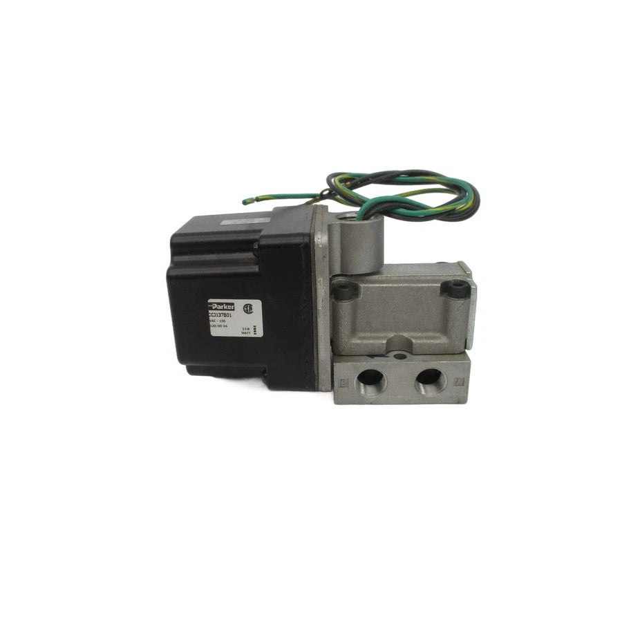 CCJ137B01 | Parker 3/8 in Pneumatic Solenoid Valve 120 V AC