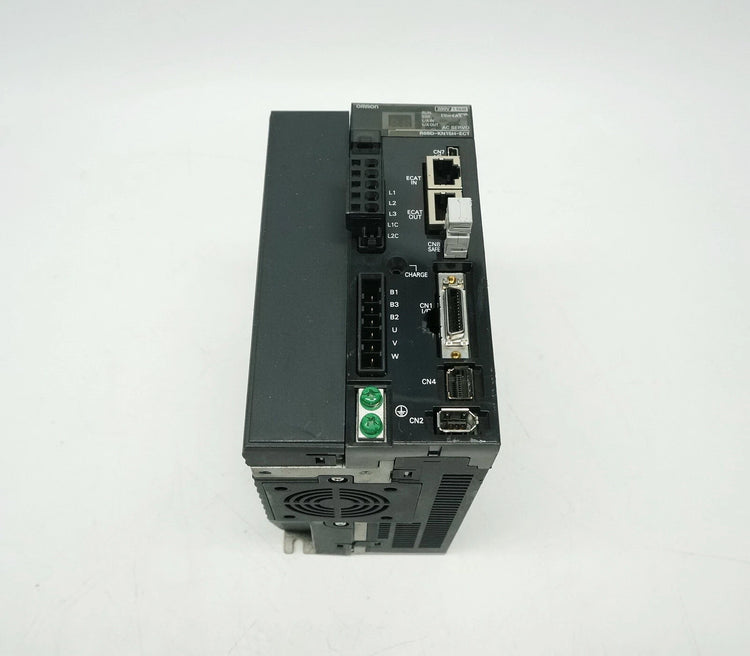 R88D-KN15H-ECT | Omron G5-Series 1.5 kW EtherCAT AC Servo Drive (200 VAC)