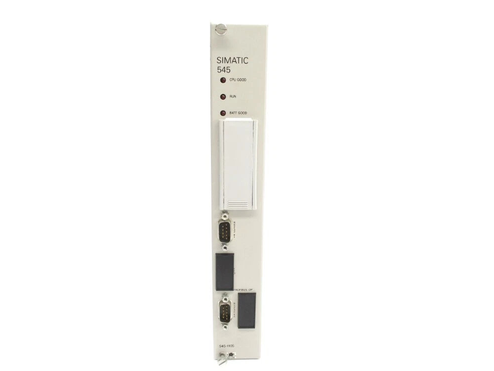Siemens 545-1105 SIMATIC TI 505 Central Processing Unit CPU Module 96KB 1024 I/O