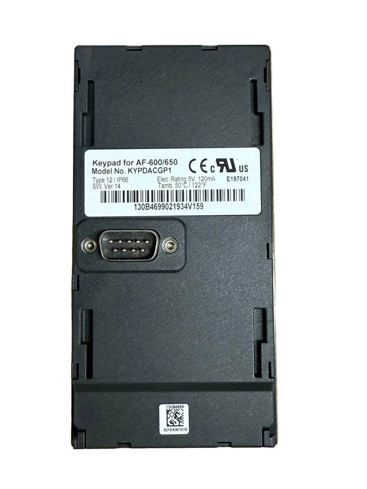 KYPDACGP1 | GE Graphical Keypad for AF-600 Drives with LCD Display and Multi-Language Support