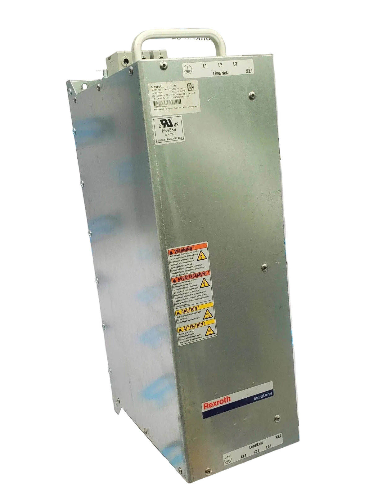 HNF01.2D-F240-R0065-A-480-NNNN | Bosch Rexroth 65 A Mains Filter for Regenerative Units
