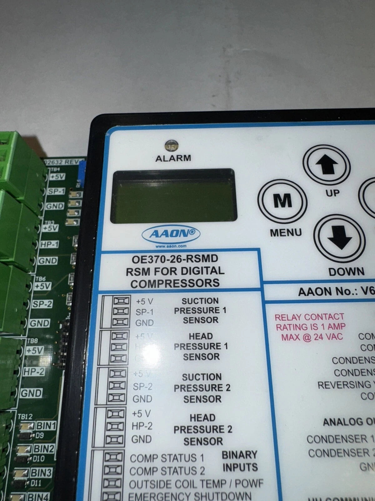 AAON OE377-26-00058 ModGas-X Controller Module 24VAC