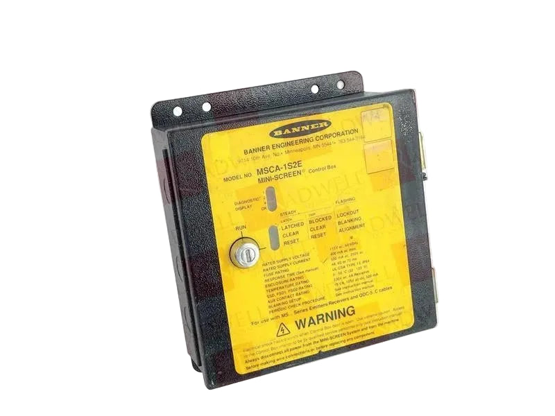 MSCA-1S2E | Banner Engineering Trip/Latch Output Select Switch Control Box