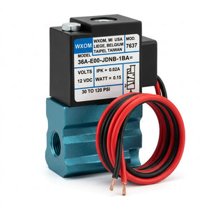 MAC Valves Inc. 36A-E00-JDNB-1BA 12V DC Solenoid Valve