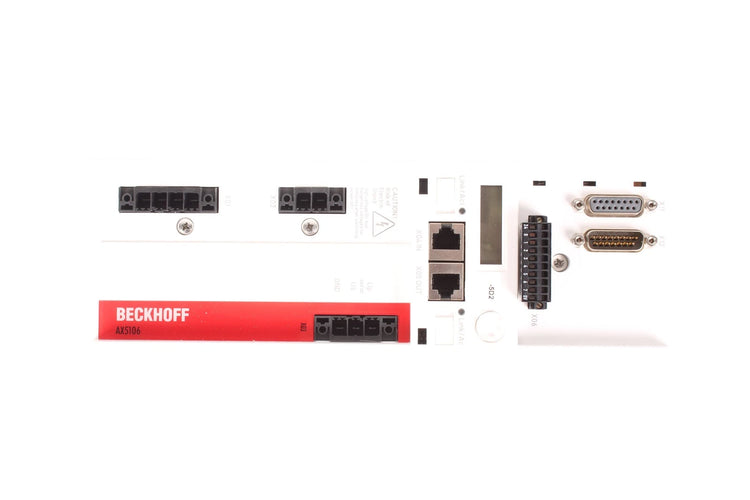 AX5106-0000-0200 | Beckhoff AX5000 Series Digital Compact Servo Drive, 1-Channel, 6 A, 3×100–480 VAC, EtherCAT