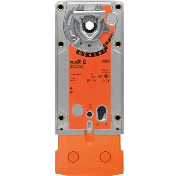 EFX24-S N4H | Belimo 270 In Lb Spring Return On Off Damper Actuator With Heater NEMA 4H