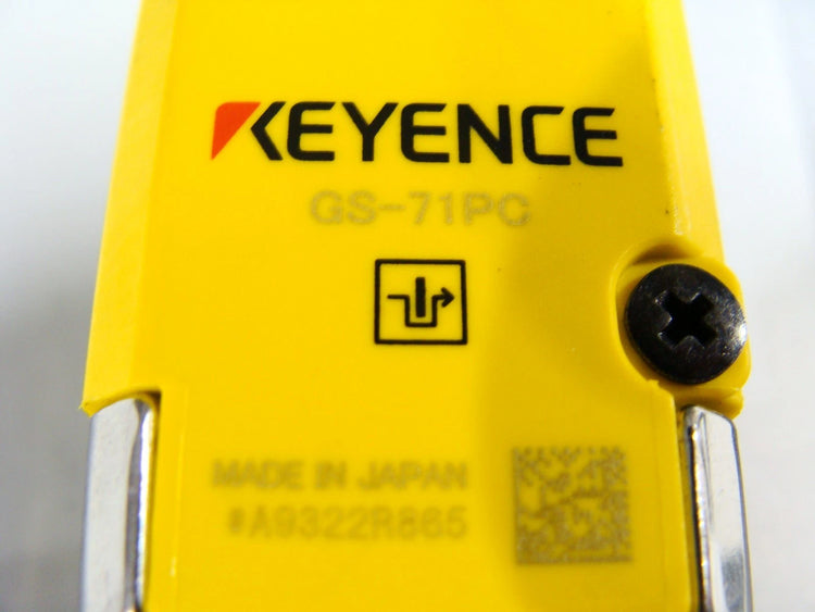 Keyence GS-71PC Standard Type 24 VDC Safety Interlock Switch