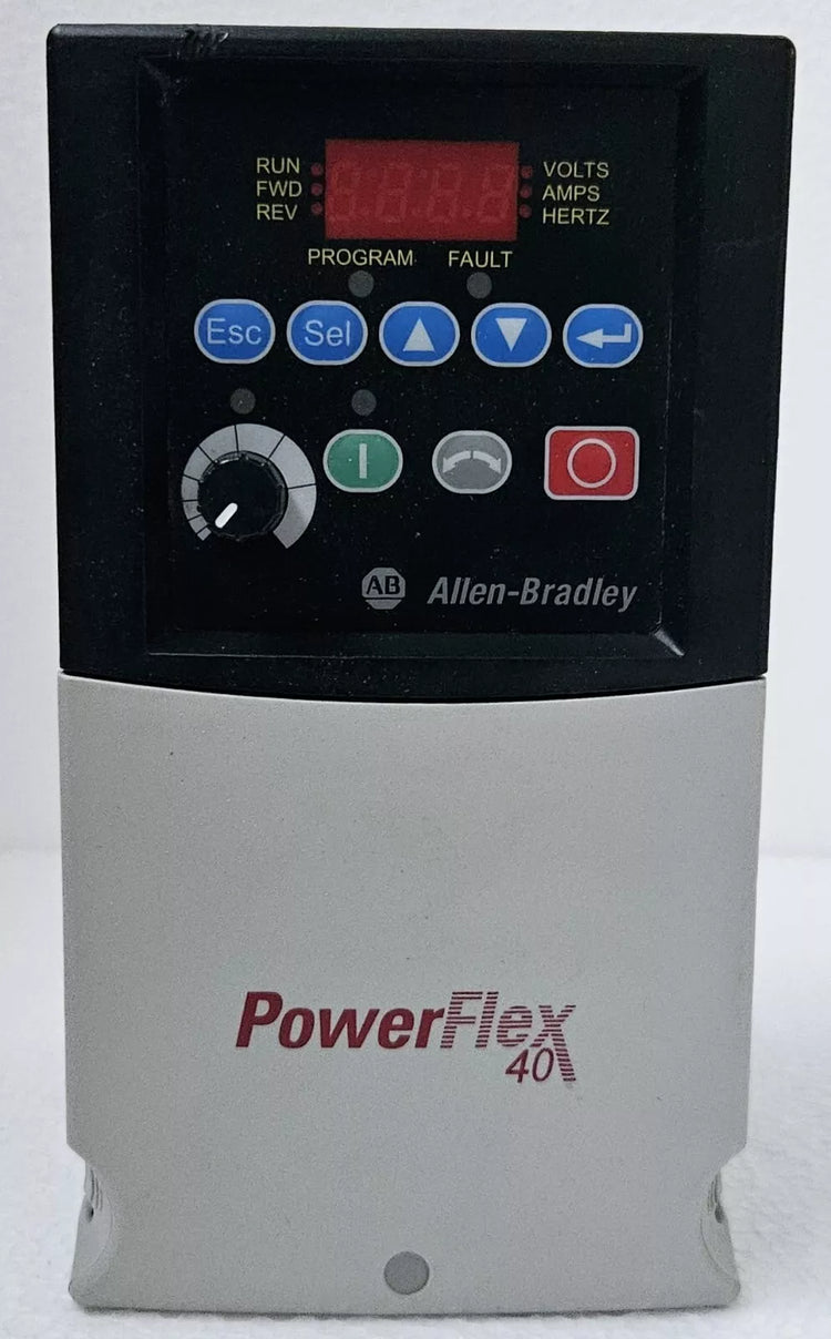 22B-A2P3N104 | Allen-Bradley PowerFlex 40 AC Drive 240VAC 1-Phase