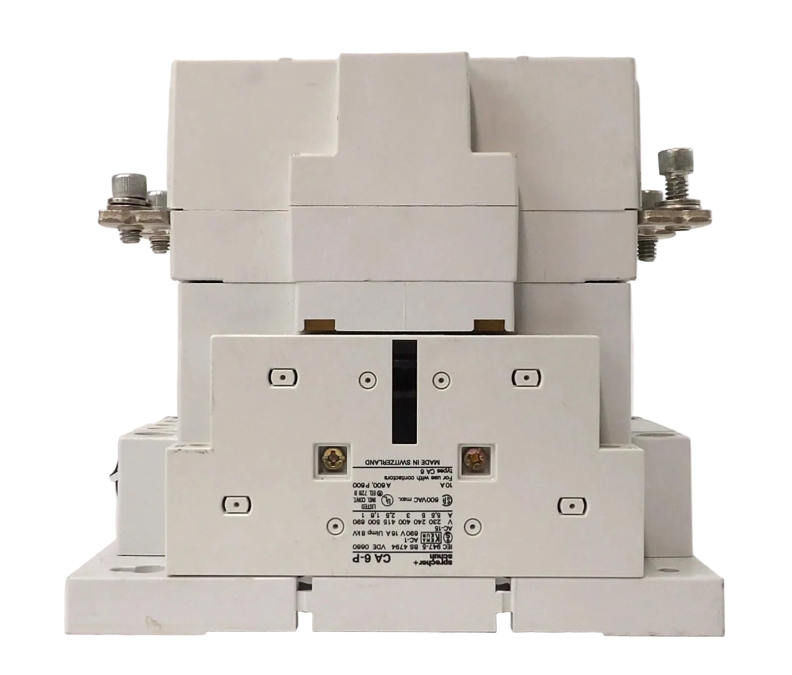 Sprecher + Schuh CA6-85 3-Pole IEC Power Contactor 160A 120VAC Coil 660VAC Max