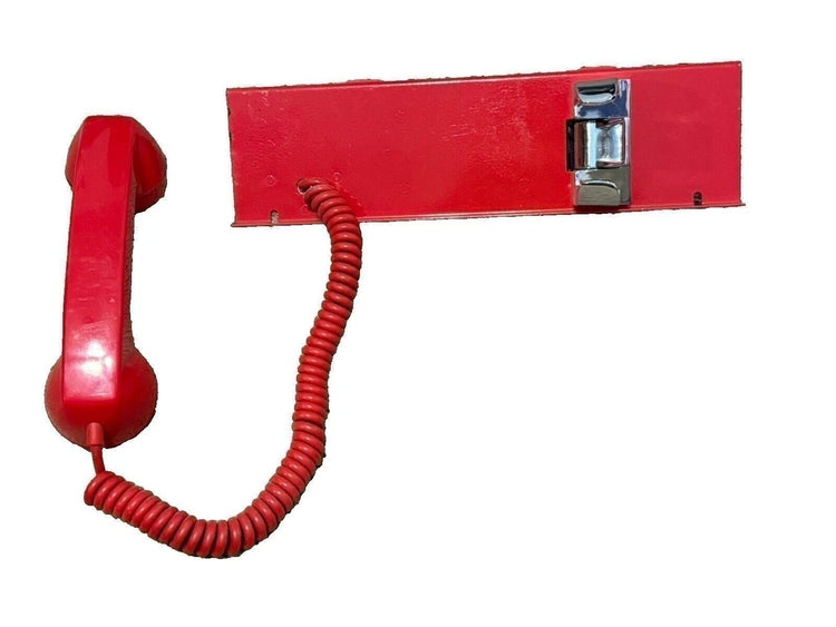 Gamewell-FCI FC00535CX Red Firefighter Telephone Handset with Coiled Cord