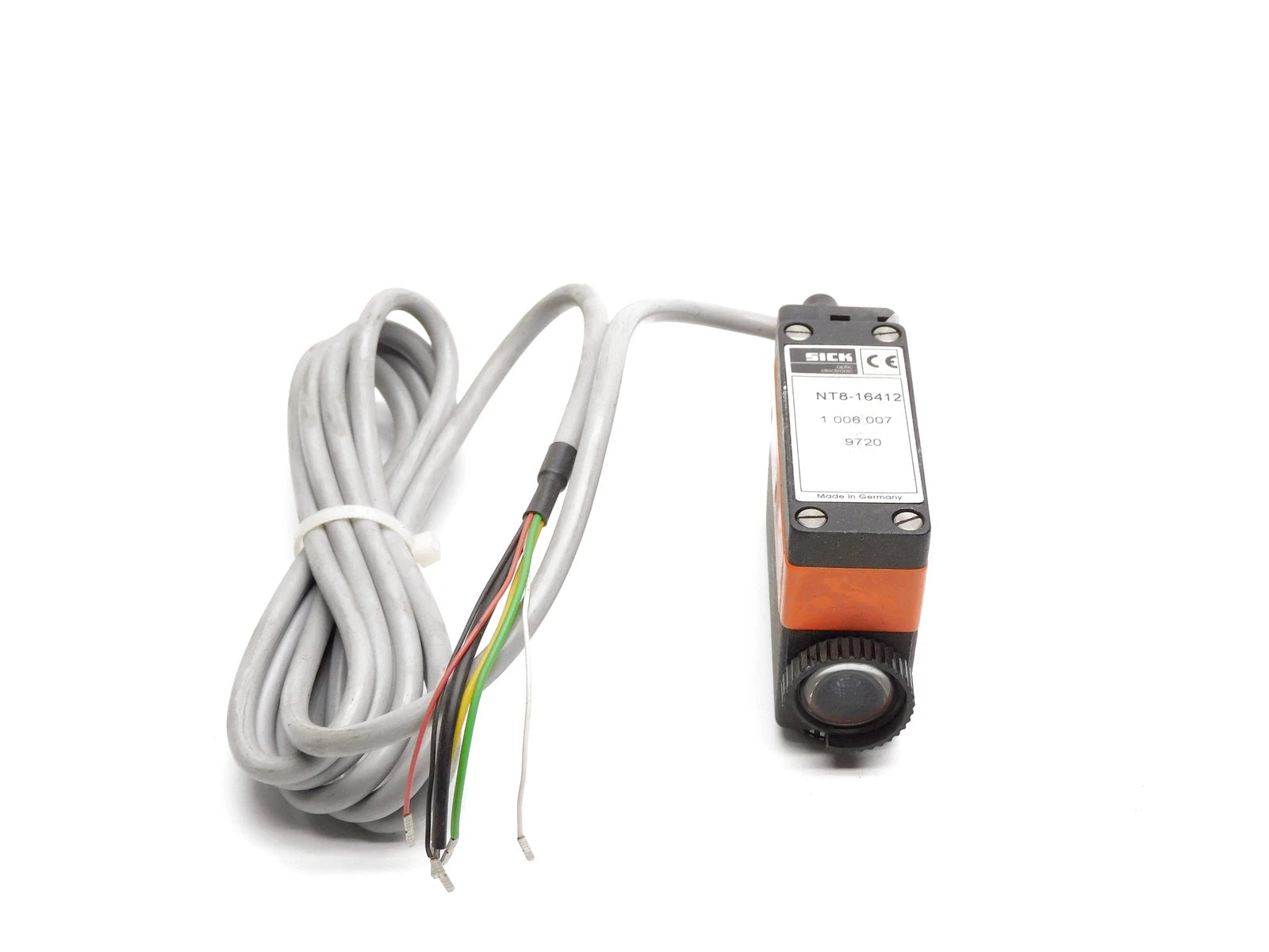 NT8-16412 | SICK Contrast Sensor NPN White Light 10–30 V DC IP67 Metal Housing