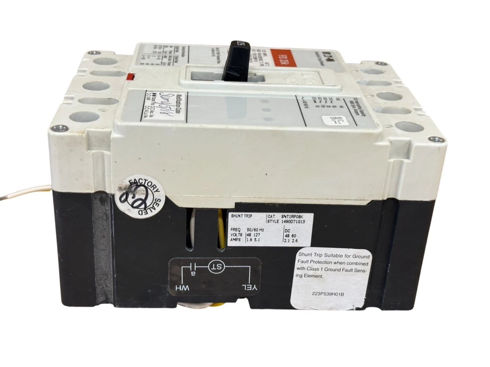 FD3125BP10 | Eaton Series C 125A 3-Pole F-Frame Molded Case Circuit Breaker