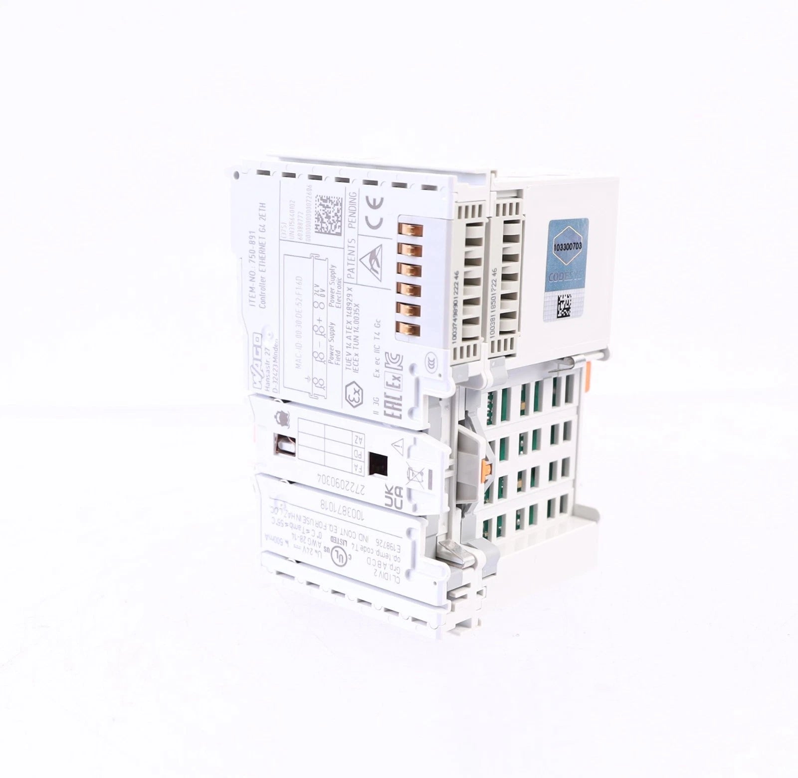 750-891 | Wago Modbus TCP Programmable Controller for WAGO I/O System 750