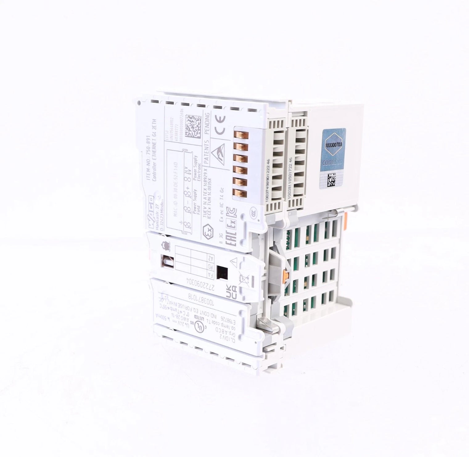 750-891 | Wago Modbus TCP Programmable Controller for WAGO I/O System 750