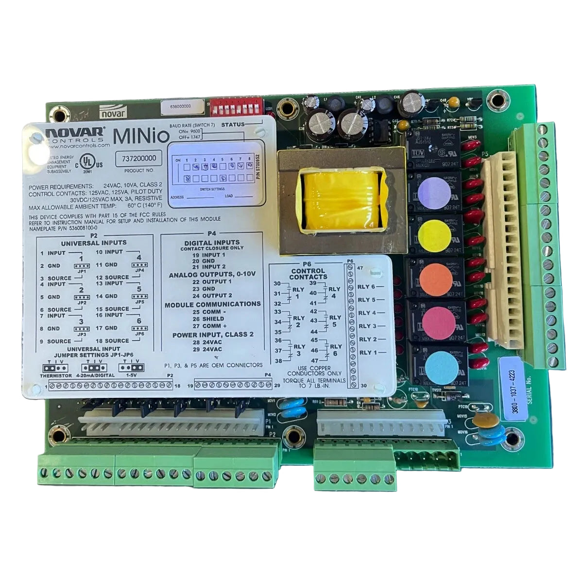 Novar 737200000 MINIO I/O Module | Secure Packaging