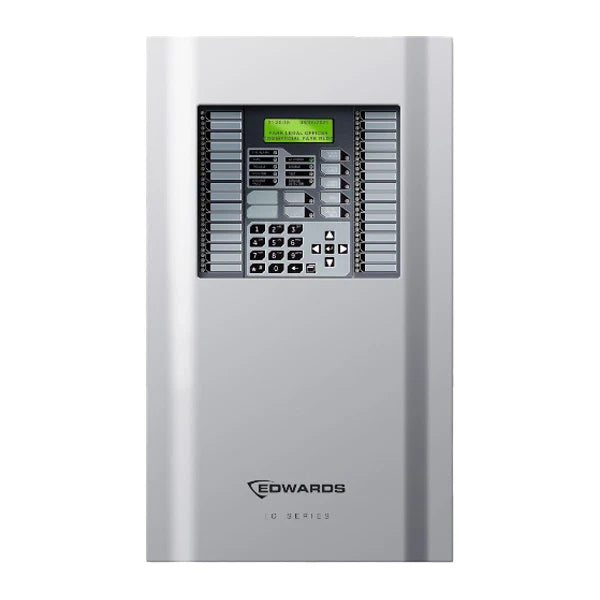 IO1000G | Edwards Intelligent Fire Alarm Control Panel, 250–1000 Address Capacity, Gray Door