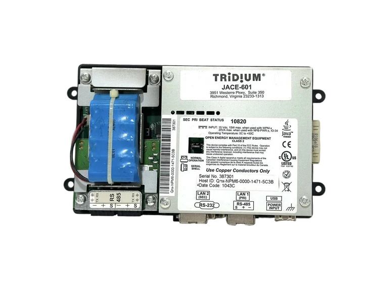 Vykon JACE-601 NiagaraAX Building Management Controller