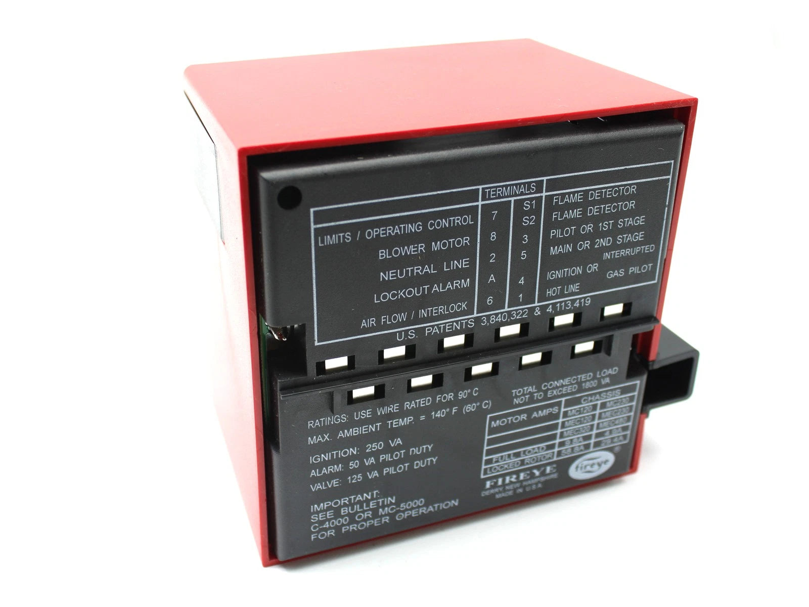 Fireye MEC120RD MicroM Control Module with Remote Reset and ED510 Interface