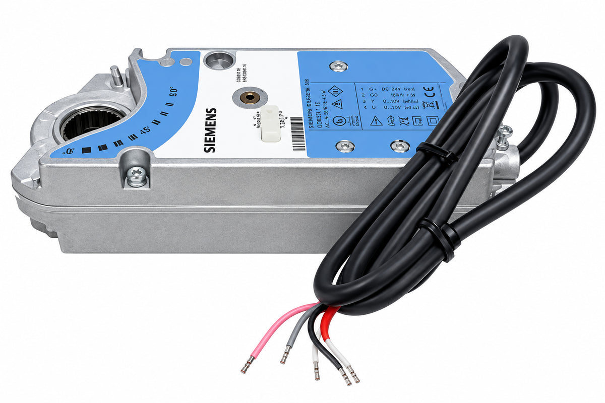 Siemens GCA151.1U Proportional Spring Return Damper Actuator 160 in-lb 24V AC/DC
