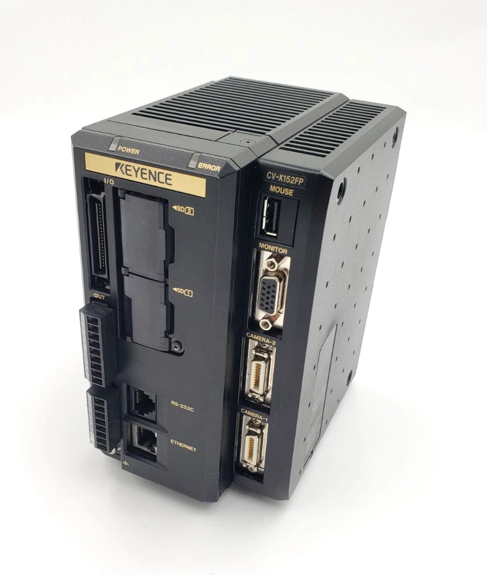 Keyence CV-X152FP Vision Controller Dual Camera Image Sensor Industrial Inspection System