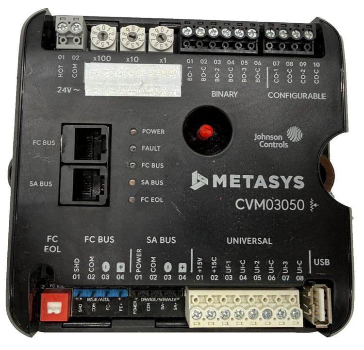 Johnson Controls M4-CVM03050-0P Programmable VAV Box Controller for Metasys Building Automation Systems