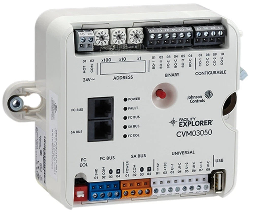 Johnson Controls F4-CVM03050-0 Programmable VAV Box Controller with Integrated Actuator and DPT Sensor