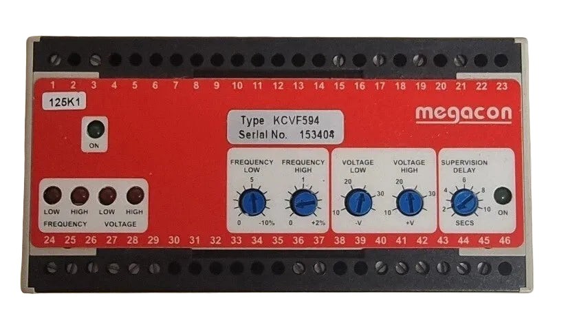 Megacon KCVF594 Voltage and Frequency Guard Relay 200–240V 50Hz