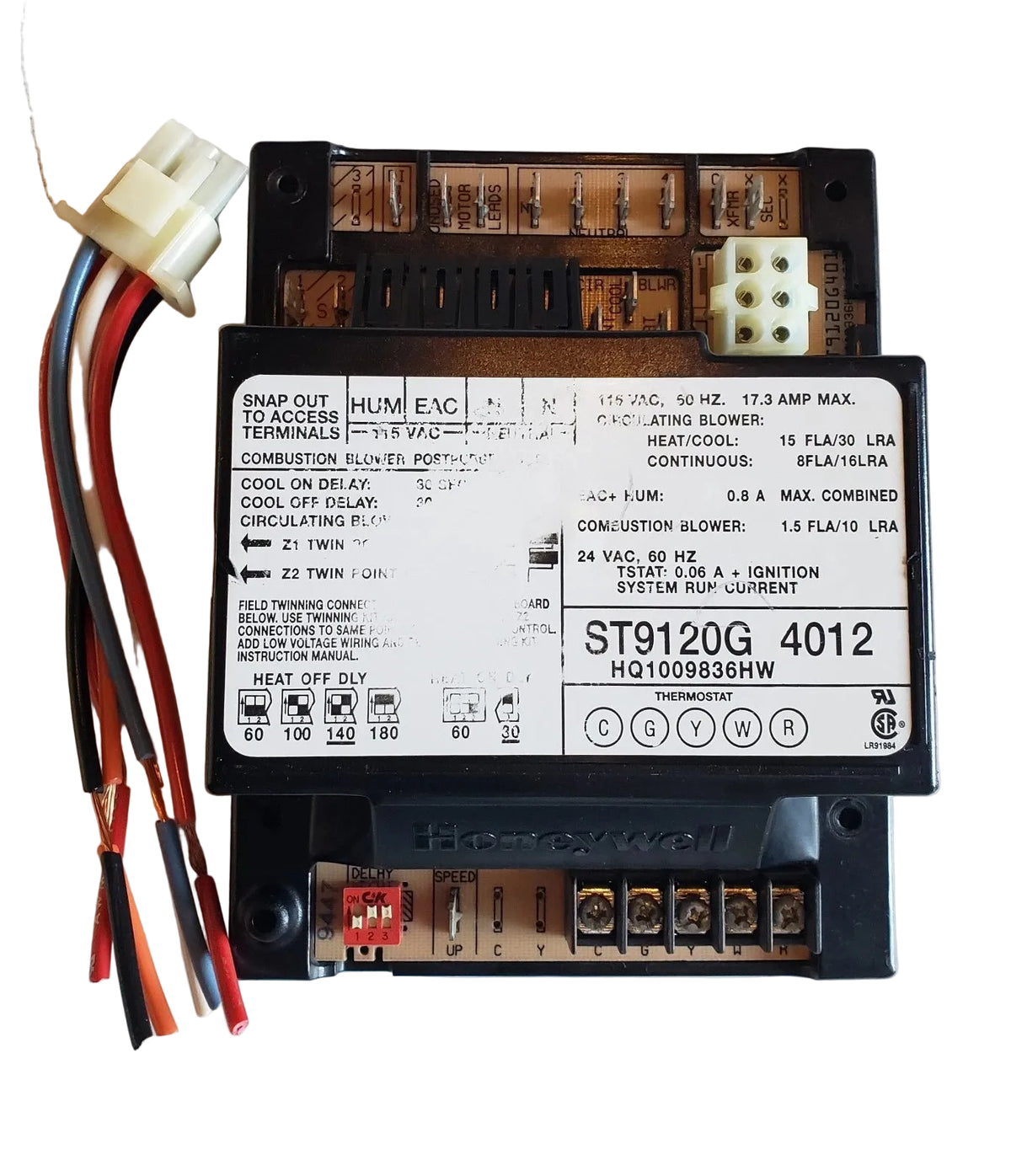 Honeywell ST9120G4012 Electronic Fan Timer Control Board for ICP HVAC