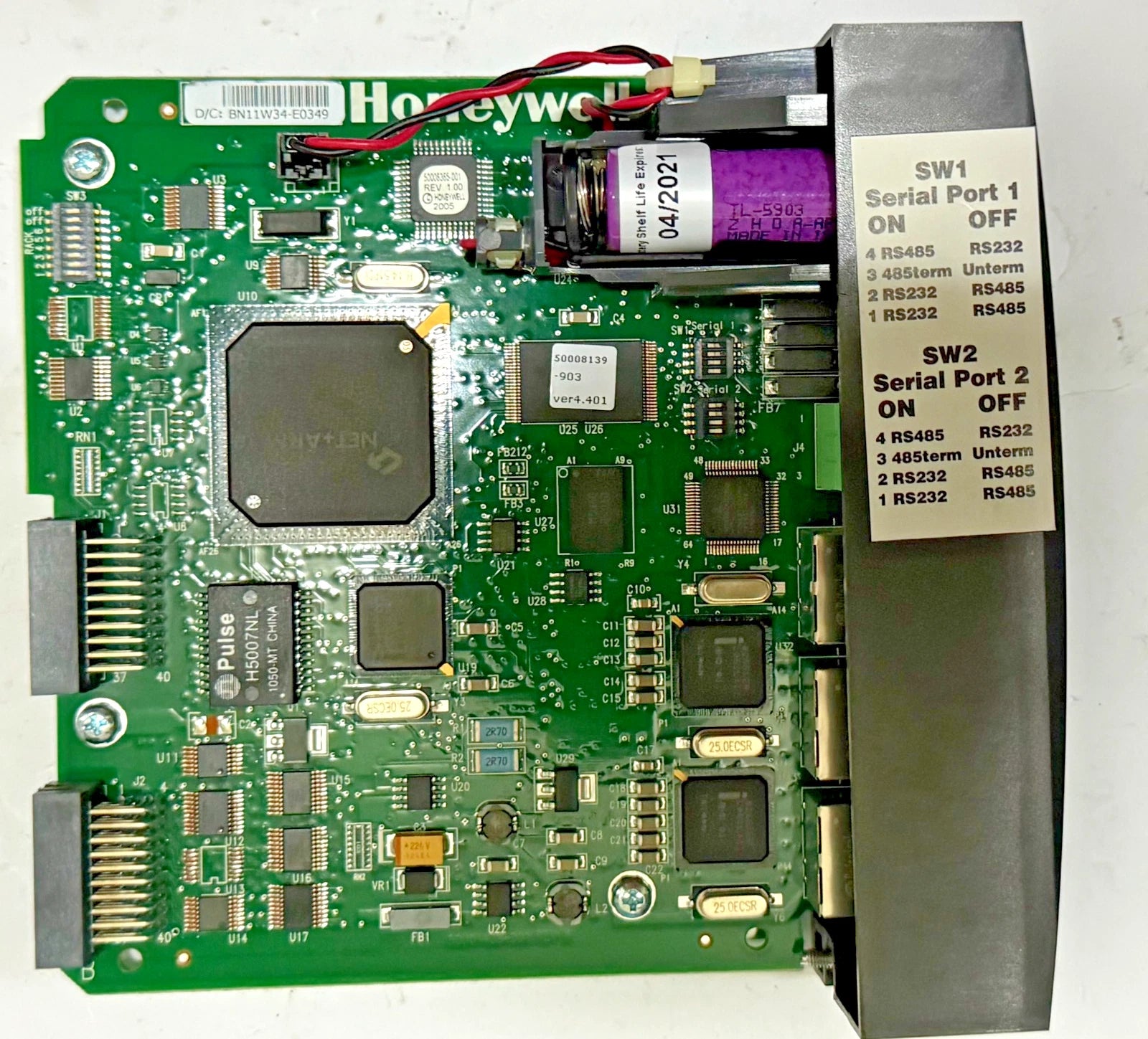 900C72R-0100-44 | Honeywell HC900 C70R CPU Module for Industrial Process Control