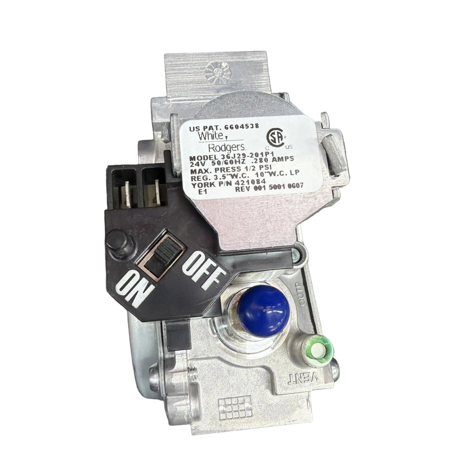 White Rodgers 36J29-201P1 Gemini Furnace Gas Valve for York HVAC Systems