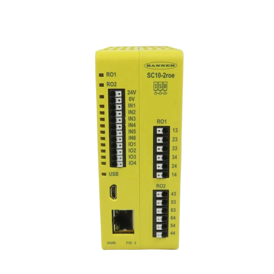 Sc10 Interface Box Banner SC10-2ROE Safety Controller | Quick Delivery