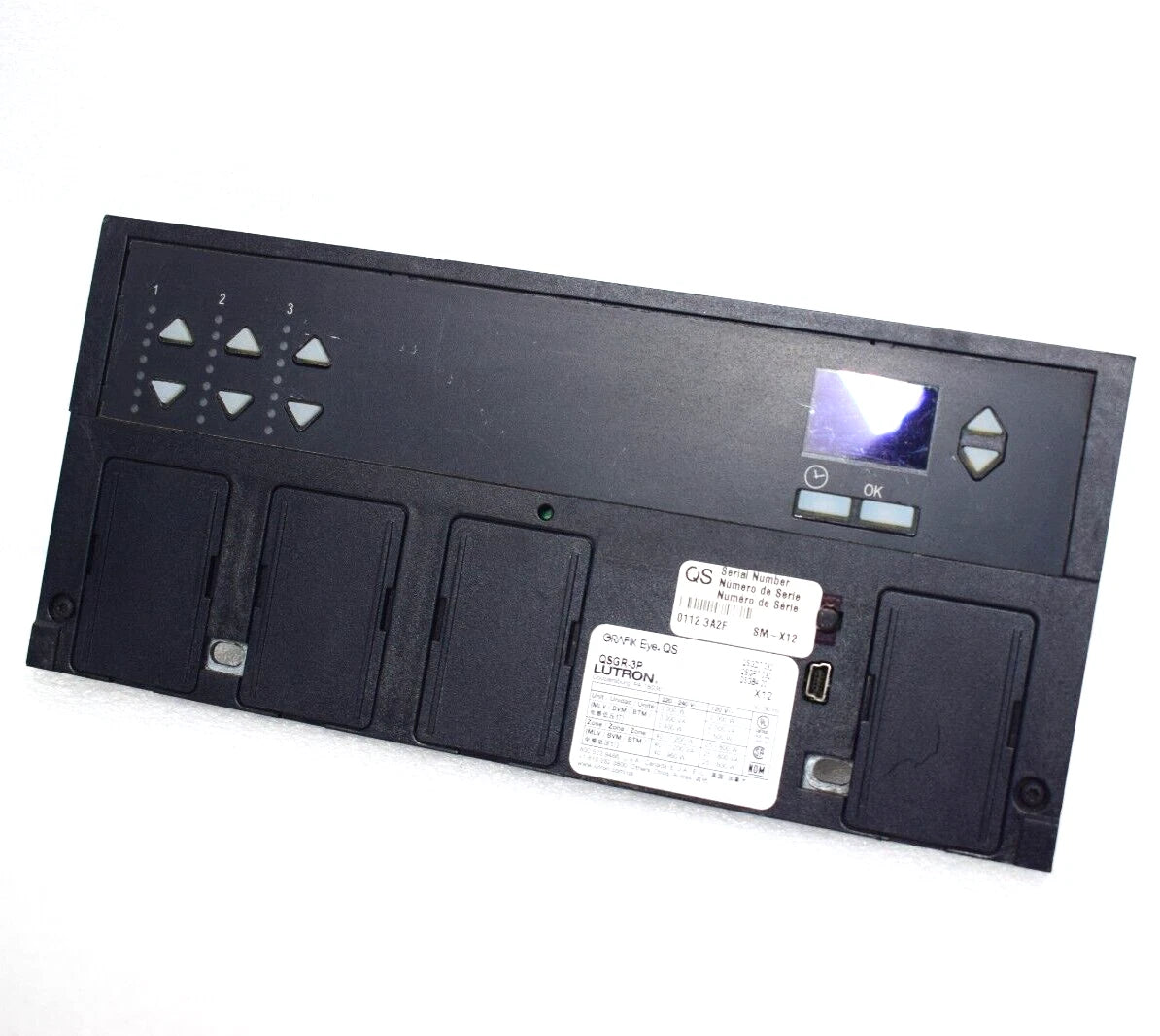 QSGR-3P | Lutron GRAFIK Eye QS 3-Zone Main Unit, Wired Light/Shade Controller, 120–240V, Non-RF