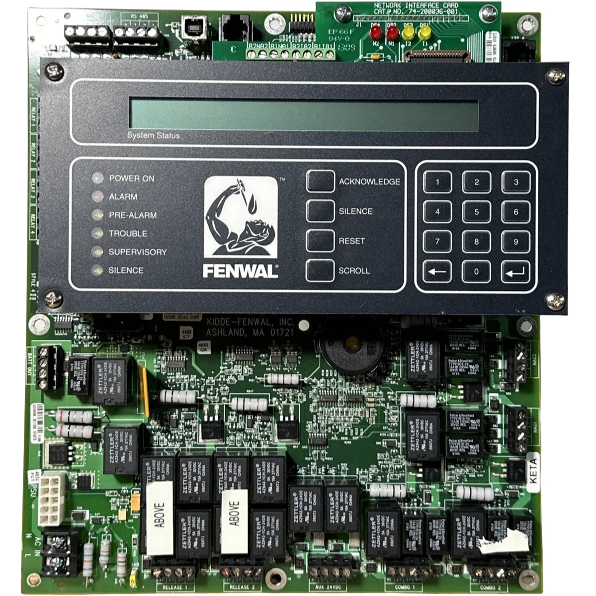 06-220012-001 | Kidde-Fenwal Fire Alarm Panel Control Display Board