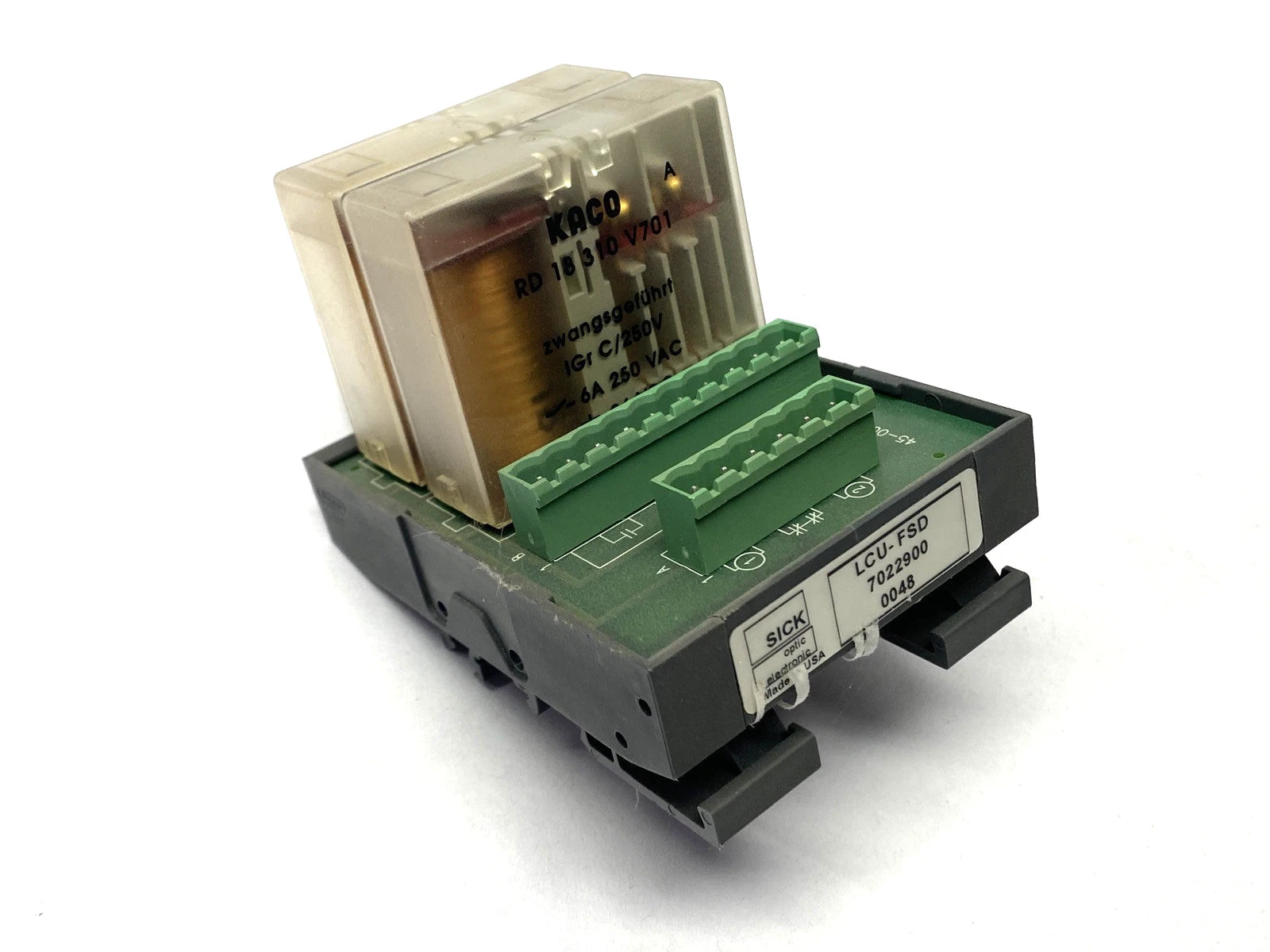 LCU-FSD | SICK Dual Safety Relay Module with 2× 6 A Outputs