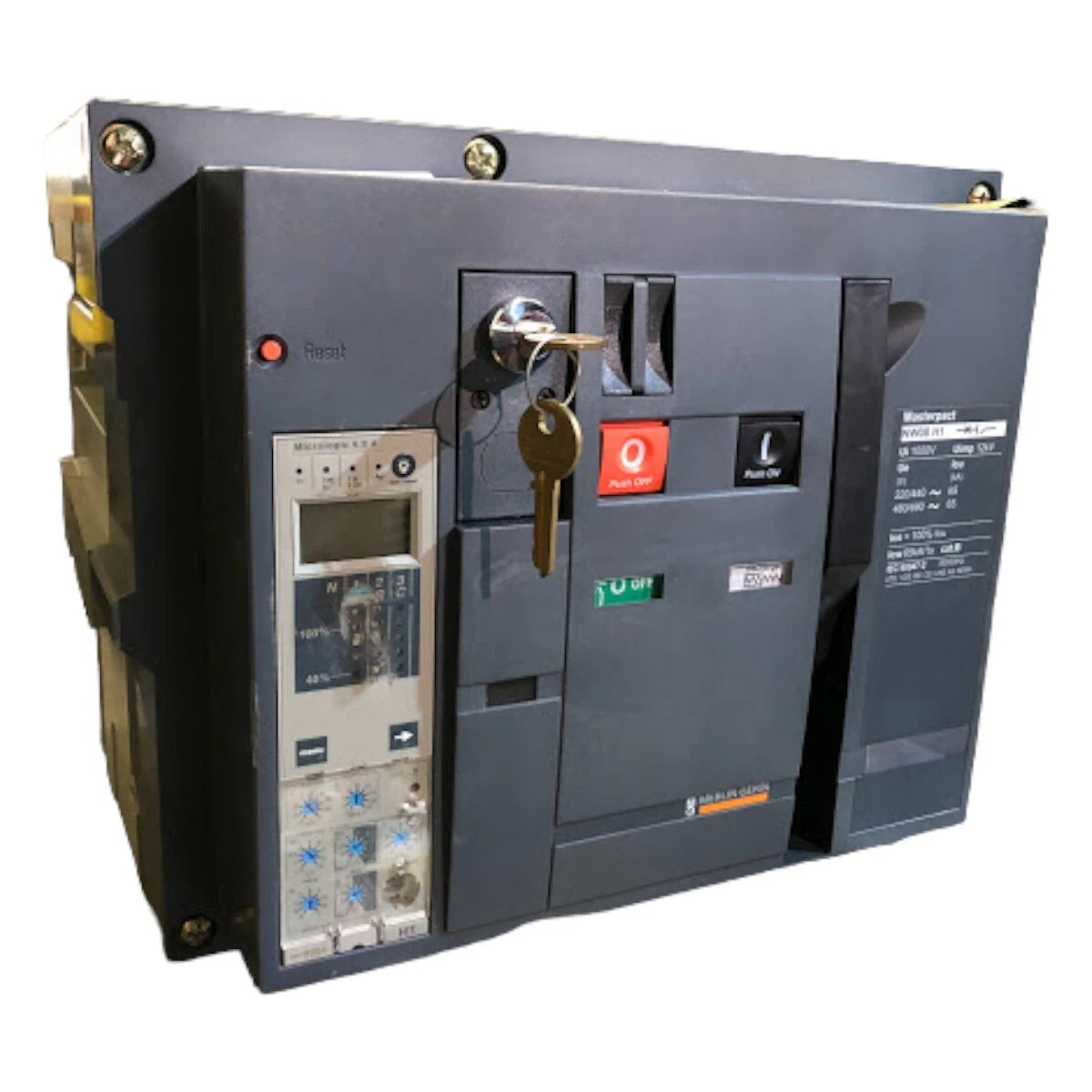 Square D NW08H1 MasterPact 800 Ampere Three-Pole Drawout Circuit Breaker Frame