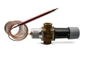 Danfoss 003N0108 AVTA 20 Thermostatic Water Valve with Remote Sensor and 3/4-Inch G Connections