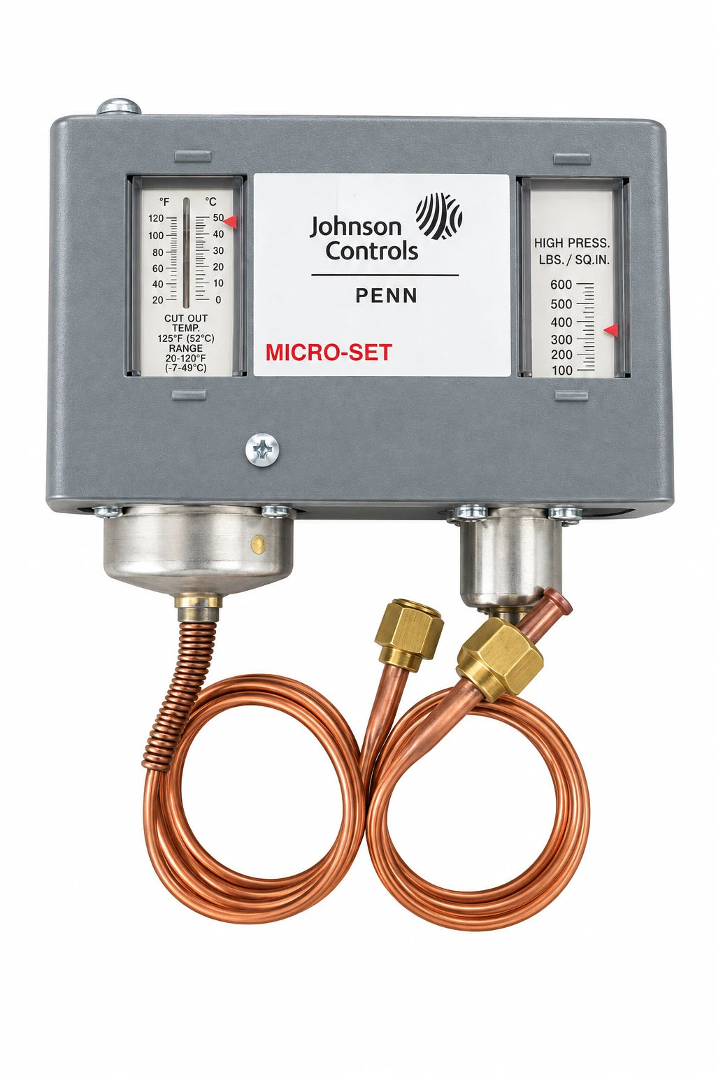 Johnson Controls P70SA-1C Dual Pressure Control for Air Conditioning and Refrigeration