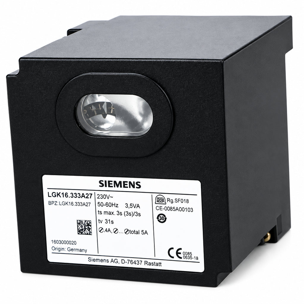 Siemens LGK16.333A27 Gas Burner Control 230VAC 31.5s Prepurge