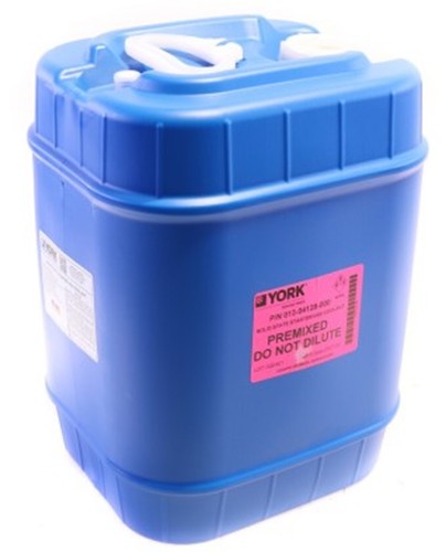 York 013-04128-000 Coolant Corrosion Inhibitor for Liquid-Cooled Starters and Variable Speed Drives, 5 Gallons