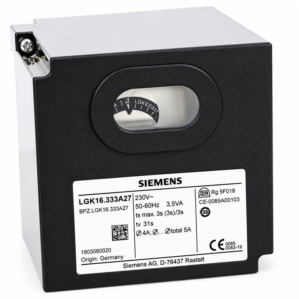 Siemens LGK16.333A27 Gas Burner Control 230VAC 31.5s Prepurge