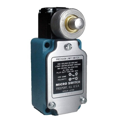 BZV6-RNX1 | Honeywell SPDT Limit Switch Top Plunger 15 A, 480 VAC