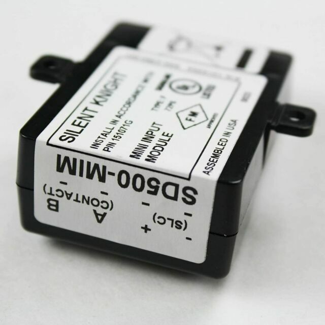 SD500-MIM | Silent Knight Addressable Mini Input Module Class B Contact Monitor