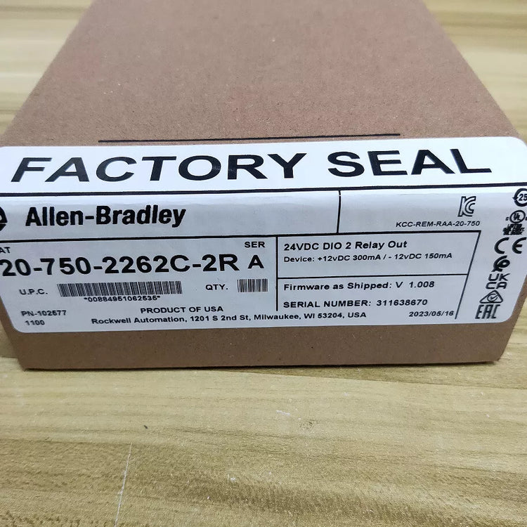 20-750-2262C-2R | Allen-Bradley PowerFlex 750 24V I/O Module: 2AI, 2AO, 6DI, 2RO