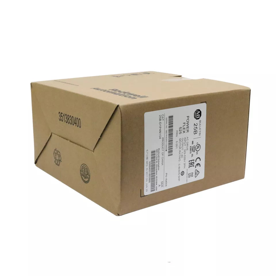 25B-D1P4N104 | Allen-Bradley PowerFlex 525 AC Drive 480V/1.4A/0.5HP