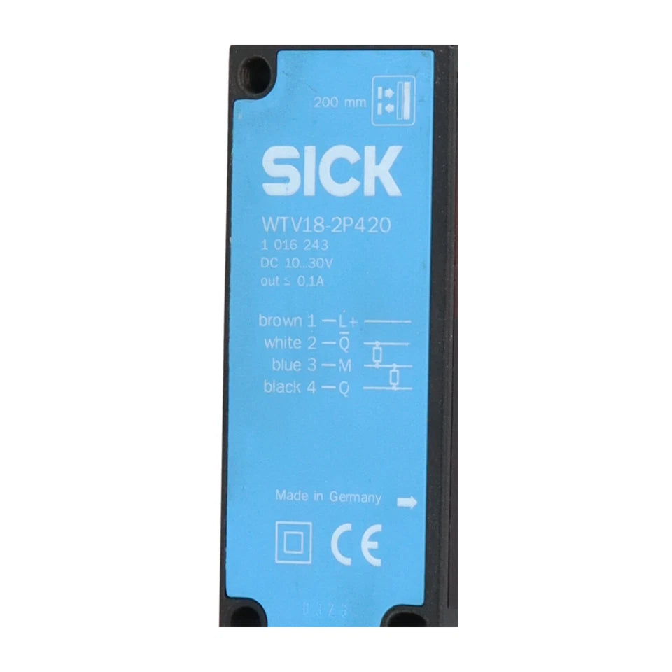 WTV18-2P420 | SICK Photoelectric Sensor with Background Suppression, PNP