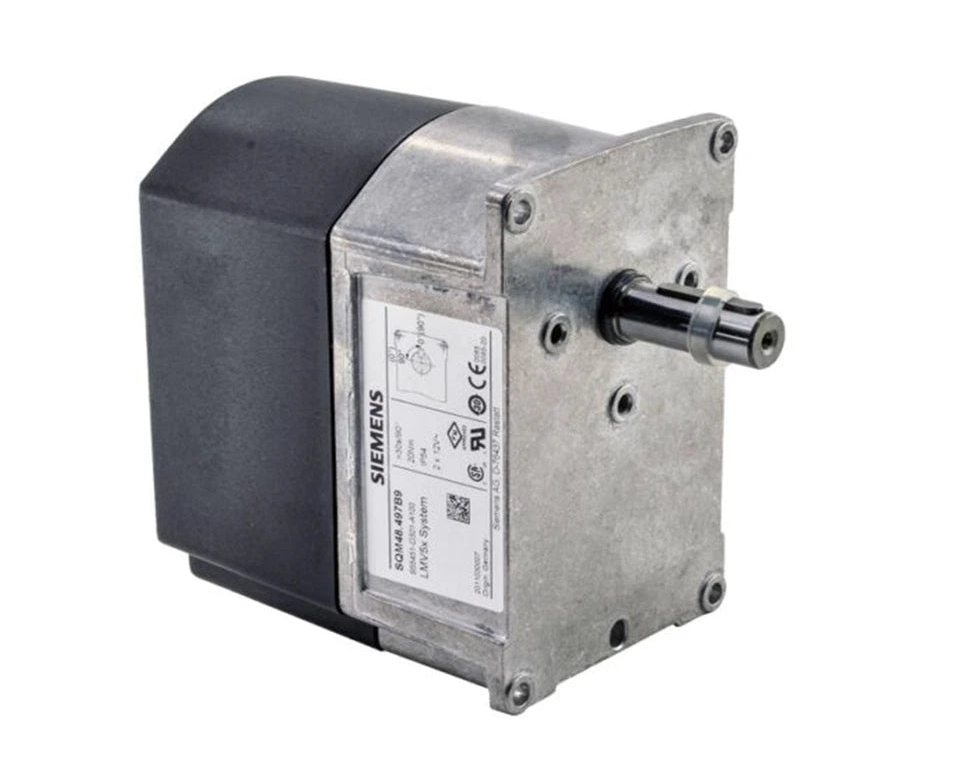 Siemens SQM48.497B9 Combustion Actuator 20Nm 30s for Air and Gas Dampers HVAC Systems