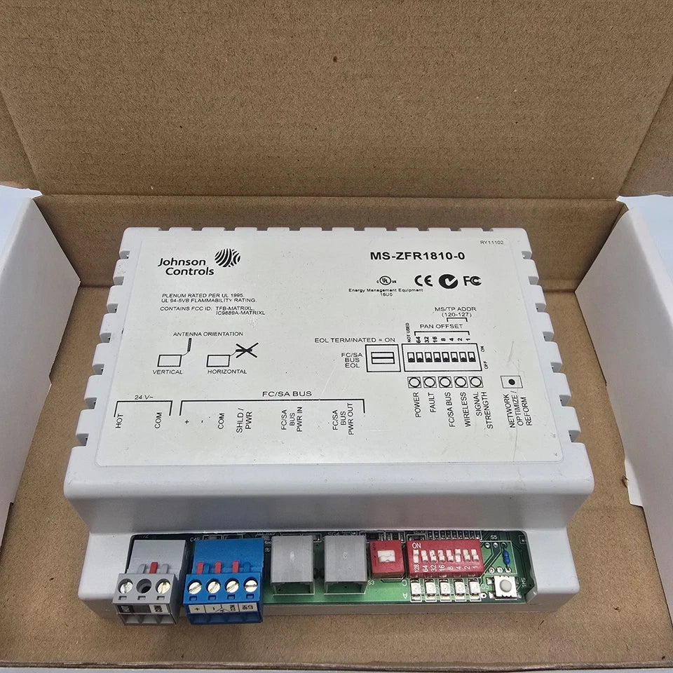 Johnson Controls MS-ZFR1810-0 ZFR1800 Wireless Field Bus Coordinator 10 mW