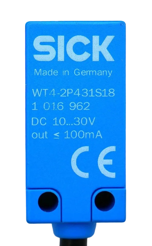 WT4-2P431S18 | SICK Clear Material Photoelectric Proximity Sensor, PNP