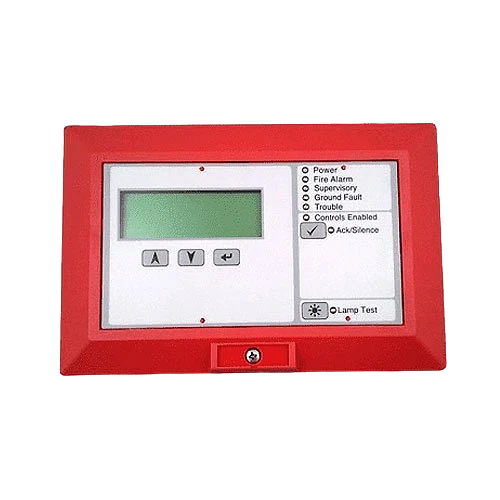 RLCD-R | Edwards Remote Annunciator 4x20 LCD Display, Red Housing, No Common Controls