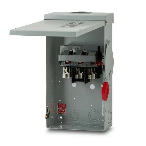 TG3223R | General Electric 100 A Fusible General-Duty Safety Switch, NEMA 3R, 240 VAC